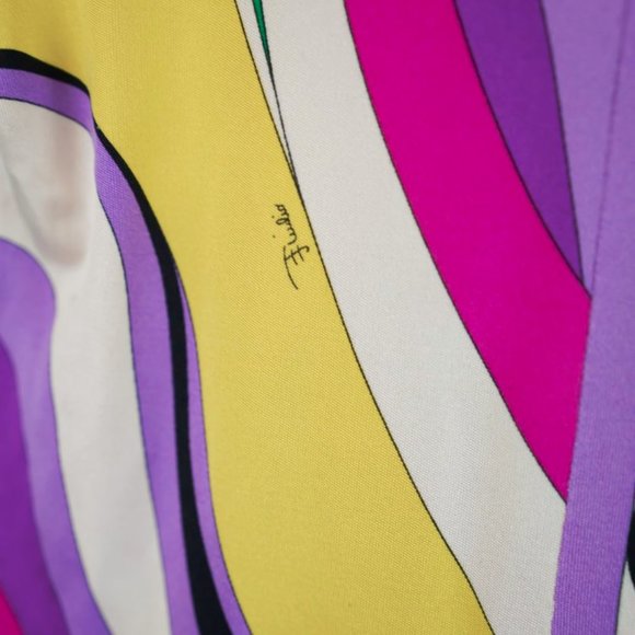 Emilio Pucci SS/05 Multicolour Geometric Top - Picture 4 of 5